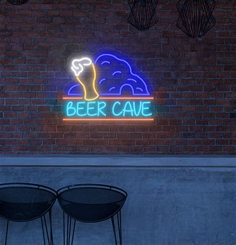 Beer Cave Neon Sign | NeonChamp