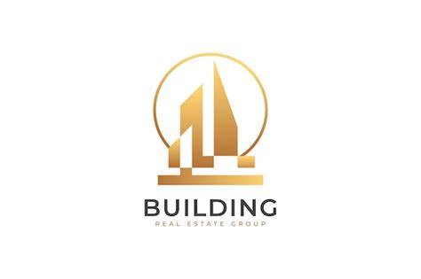 Premium Vector Luxury Real Estate Logo Design Gold Architecture