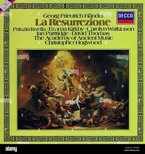 Handel La Resurrezione Hogwood L Oiseau Lyre Decca Classical Music