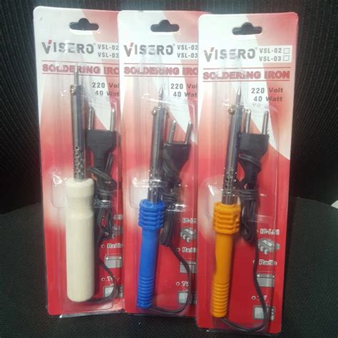 Jual Solder Visero Rambo New 40 Watt VSL 03 Gagang Plastik Ecer