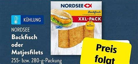 Nordsee Backfisch Oder Matjesfilets Angebot bei ALDI SÜD 1Prospekte de