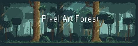 Pixel Art Minecraft Forest