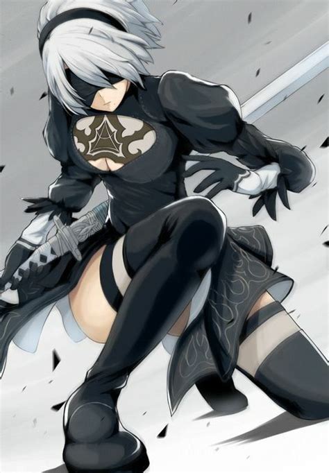 Pin By Kaz On Anime Art Nier Automata Automata 2b Nier Autómata