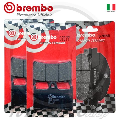 KIT PASTIGLIE FRENO BREMBO CARBON YAMAHA TMAX 500 2008 2009 2010 2011