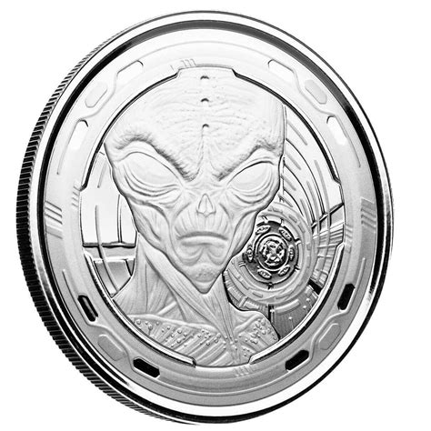 Ghana 2022 Alien BU 1 Oz Silber El Dorado Coins Edelmetalle