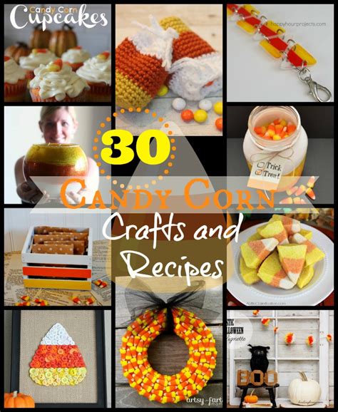 30 Candy Corn Crafts and Recipes - Happy Hour Projects