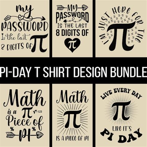 Premium Vector Pi Day Tshirt Design Bundle