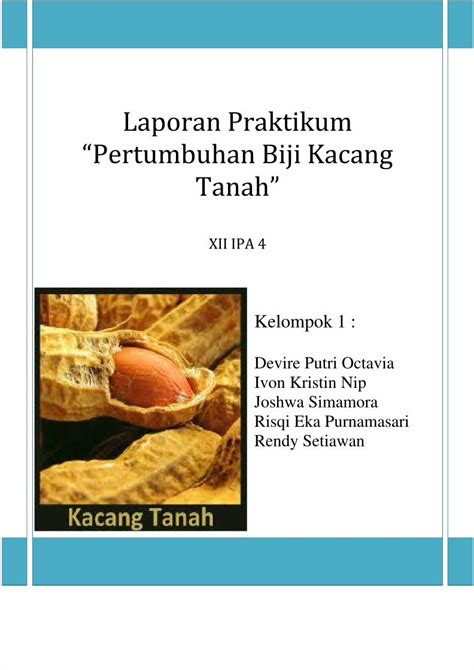 PDF Pertumbuhan Kacang Tanah DOKUMEN TIPS