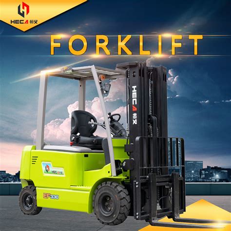 Kg M Full Electric Forklift Ton Electric Powered Pallet