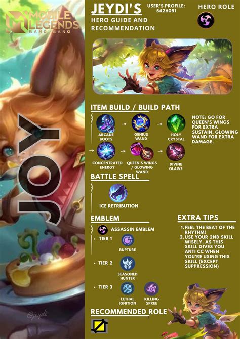 Joy Hero Guide Wiki Mobile Legends Amino Amino