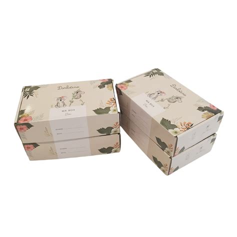 Custom Print Cardboard Corrugated Packaging Boxes Skin Care Mailer