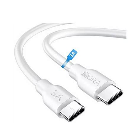 Cable Usb 1hora 1 Metro Entrada Y Salida Tipo C Carga Rápida 3a Blanco Bodega Aurrera En Línea