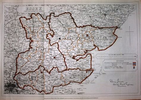 County Maps Of Essex