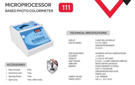 Miscoprocessor Based Photo Colorimeter At Rs Photocolorimeter