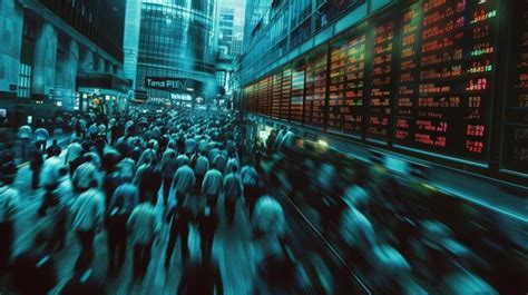 Financial Crisis Scene Stock Market Crash Trading Floor Panic High