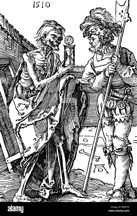 Tod Tod Und Der Landsknecht Holzschnitt Von Albrecht Duerer 1510