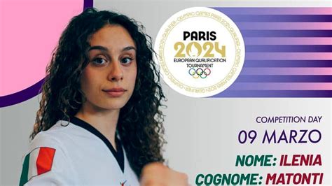 Taekwondo Ilenia Matonti Ottiene Il Pass Per Le Olimpiadi Di Parigi