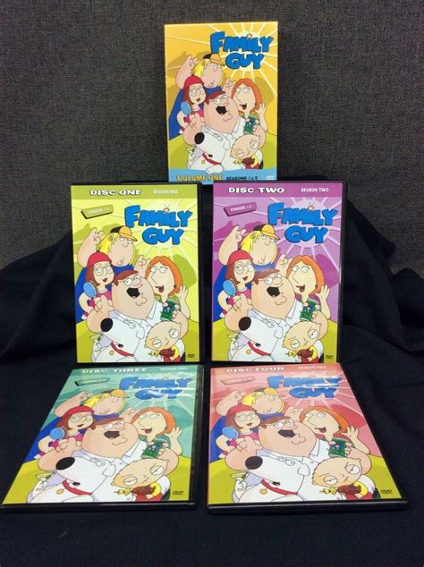 Family Guy~ Volume 1~ Seasons 1 & 2~ 4 Disc DVD Set~ Great Condition! - BND Treasure Chest