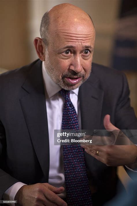 Lloyd Blankfein Chairman And Chief Executive Officer Of Goldman