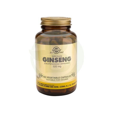 Ginseng Siberiano C Psulas Solgar