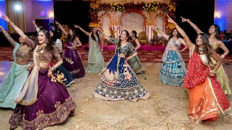 Sangeet Dance by Bride & Bridesmaids I Indian Wedding I #ShivKiDharti ...