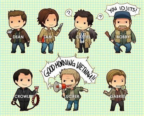 supernatural cartoon - Supernatural Photo (39781232) - Fanpop