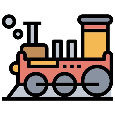 Locomotive Free Transport Icons