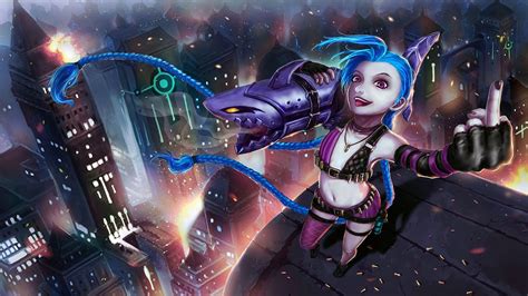 Jinx Lol Wallpapers Top Free Jinx Lol Backgrounds Wallpaperaccess