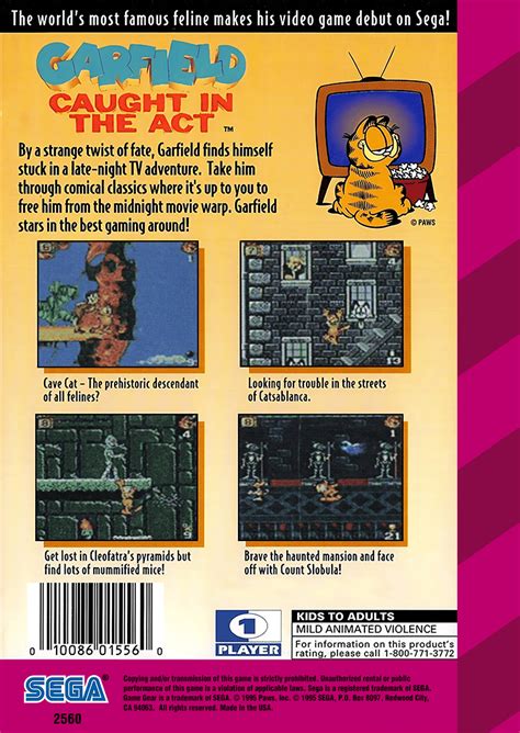 Garfield Caught In The Act Images Launchbox Games Database