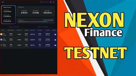 Nexon Finance Testnet Tutorial Youtube