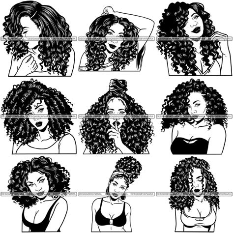 Super Special Bundle 100 Afro Woman Svg Retail Price 250 For Only 10