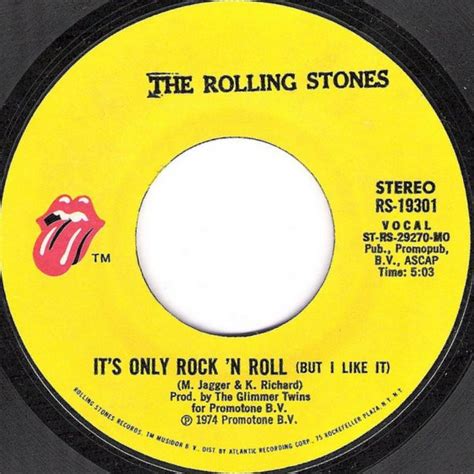 The Rolling Stones It S Only Rock N Roll But I Like It 1974