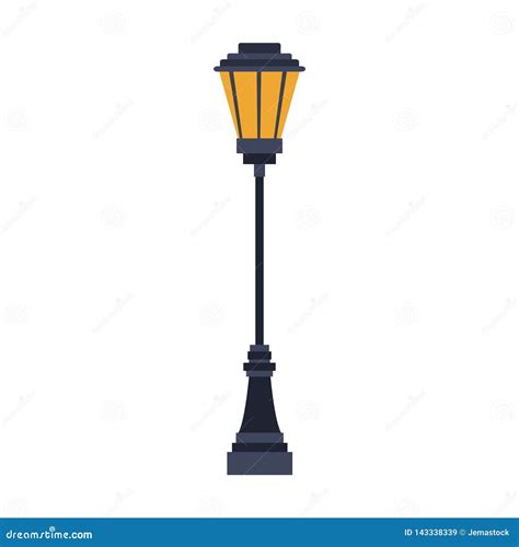 Street Light Isolated Stock Vector Illustration Of Electricity 143338339