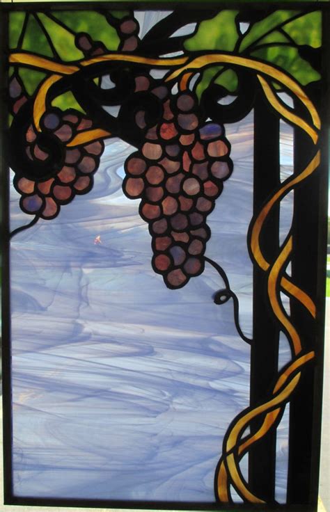 1000 Images About Stained Glass Grapes Grapevines And Wine On