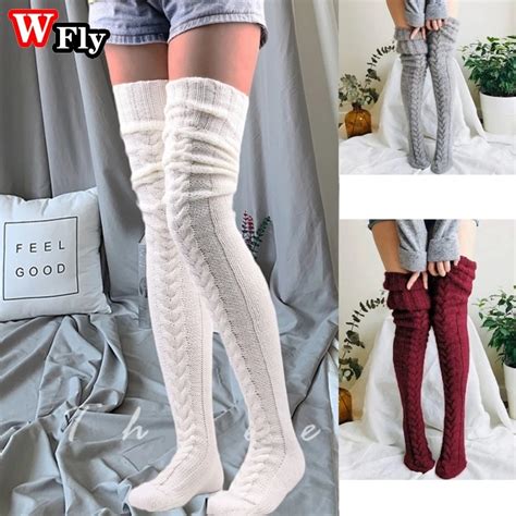 Leg Warmer Women Long Socks Leg Warmers Knit Knee Socks Thigh Leg Warmers Women Leg