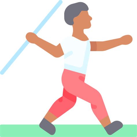 Javelin Throw Special Flat Icon