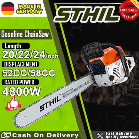 20 22 24 Inches Portable Original Gasoline Chainsaw 070 Steel Mini