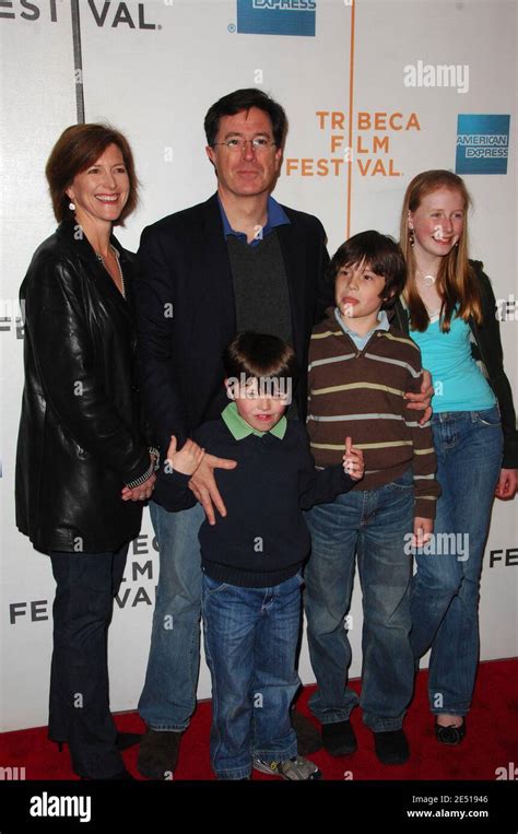 Stephen colbert and family hi-res stock photography and images - Alamy