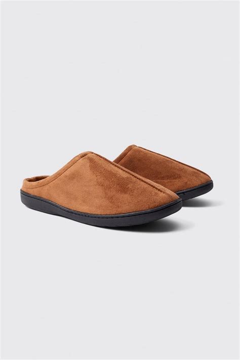 Faux Suede Mule Slippers Boohoo