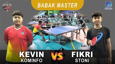 KEVIN Ferindo FIKRI Stoni Kejuaraan Tenis Meja Piala