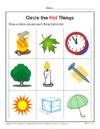Circle The Hot Things Printable Pre K Activity