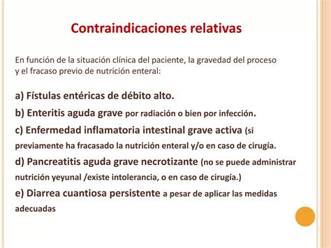 Nutrición enteral en el paciente quirúrgico PPT