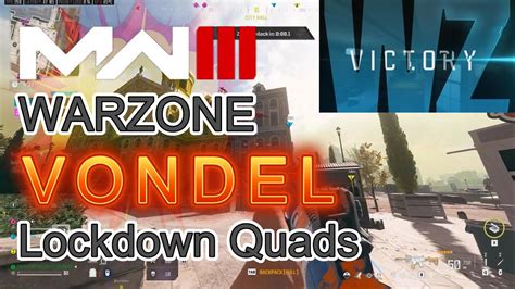 Call Of Duty Modern Warfare Warzone Vondel Lockdown Quads