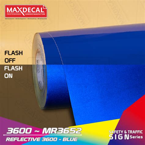 Maxdecal Mr Reflective Blue Maxdecal Professional