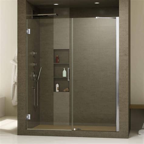 Coastal Shower Doors Legend Series 24 In X 64 In Framed Hinged Shower