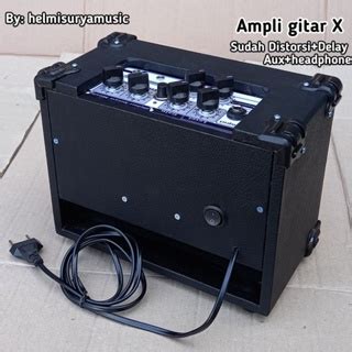 Jual Ampli Gitar Ampli Gitar X Mini Inch Sudah Distorsi Delay Aux