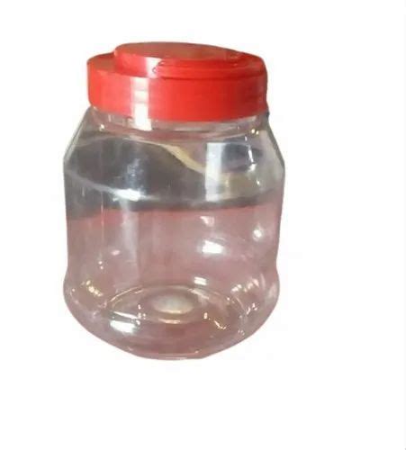 Balaji Polymers Round Ml Transparent Plastic Pet Jar At Rs