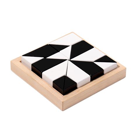 Hellery Wooden Blocks Puzzle Brain Teasers Toy Holiday Ts