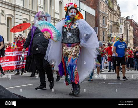 Cardiff Uk 25th Aug 2018 The 2018 Pride Cymru Parade In Cardiff