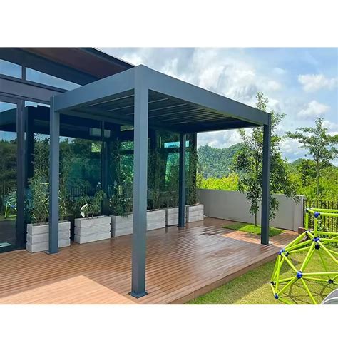 Outdoor Waterproof Luxury Aluminium Bioclimatique Arches Arbours